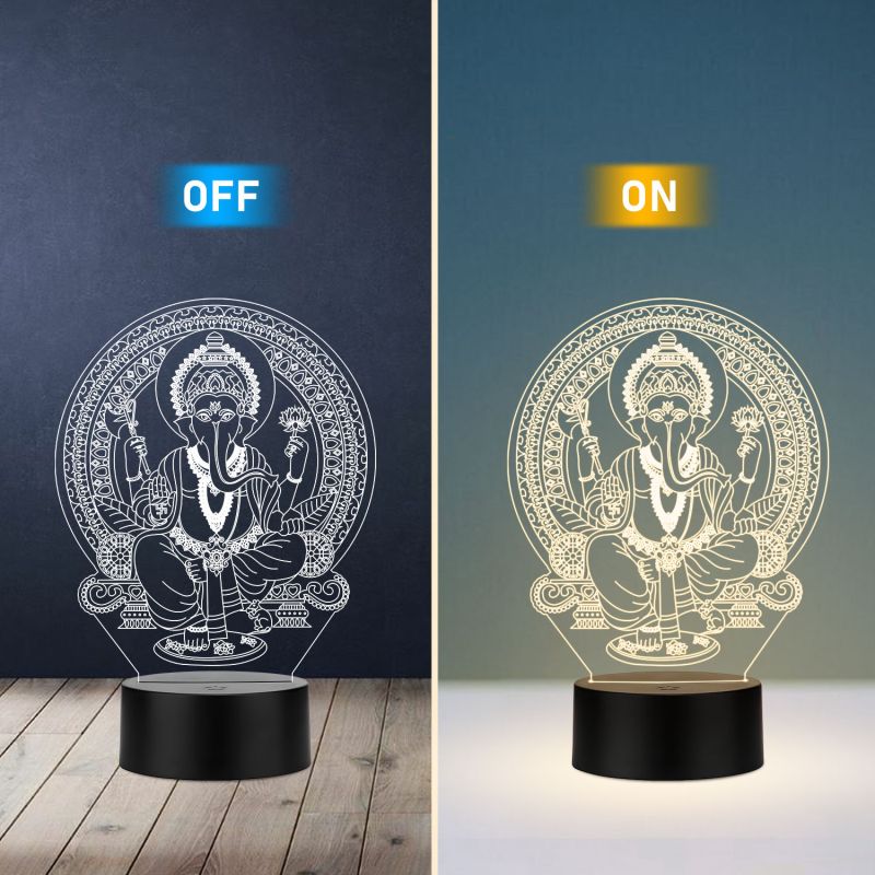 Lord Ganeshi Ji Design Night Lamp